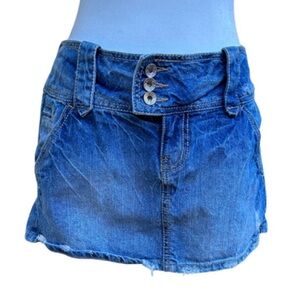 Denim Mini Skirt